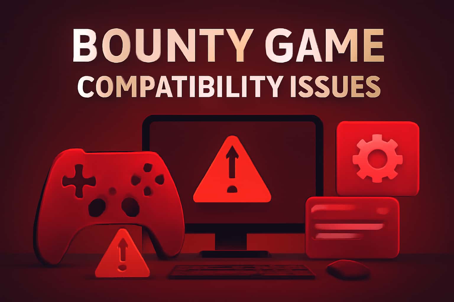 Informational scene illustrating Bounty Game Compatibility Issues.