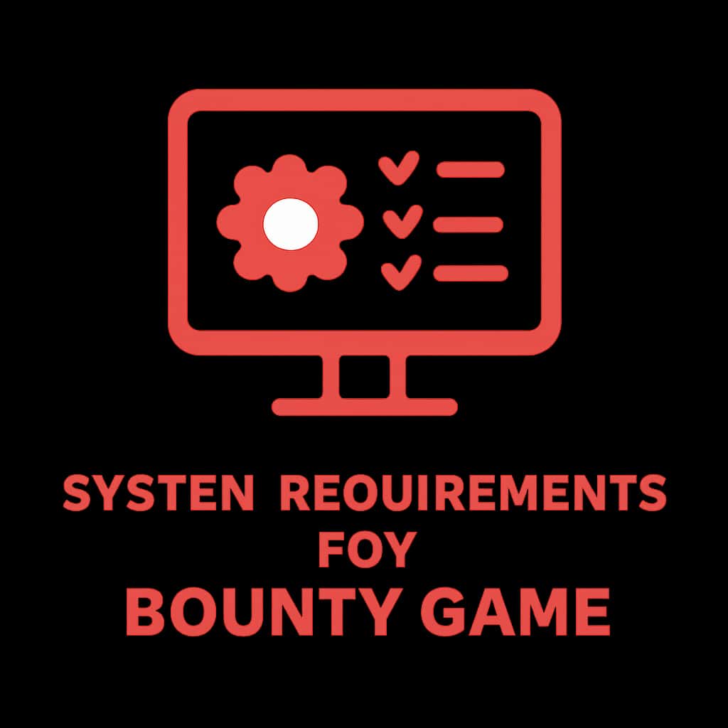 An icon representing system requirements for the Bounty Game application.